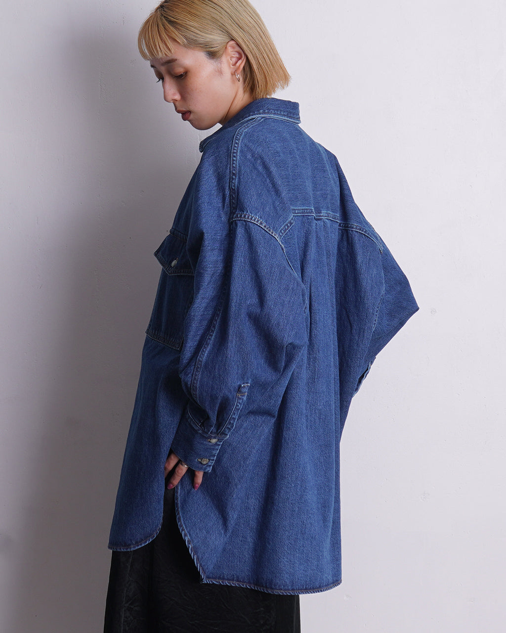 SACRA サクラ オーセンティック デニム シャツ AUTHENTIC DENIM SHIRT ジャケット ライトアウター 124514071【送料無料】