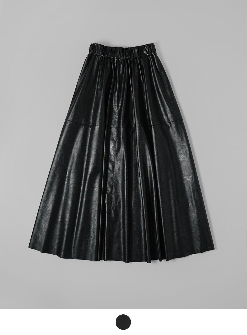 【SALE！40%OFF】SACRA サクラ シンセティック レザー スカート SYNTHETIC LEATHR SKIRT イージースカート ロング丈 フレア 124522122【送料無料】