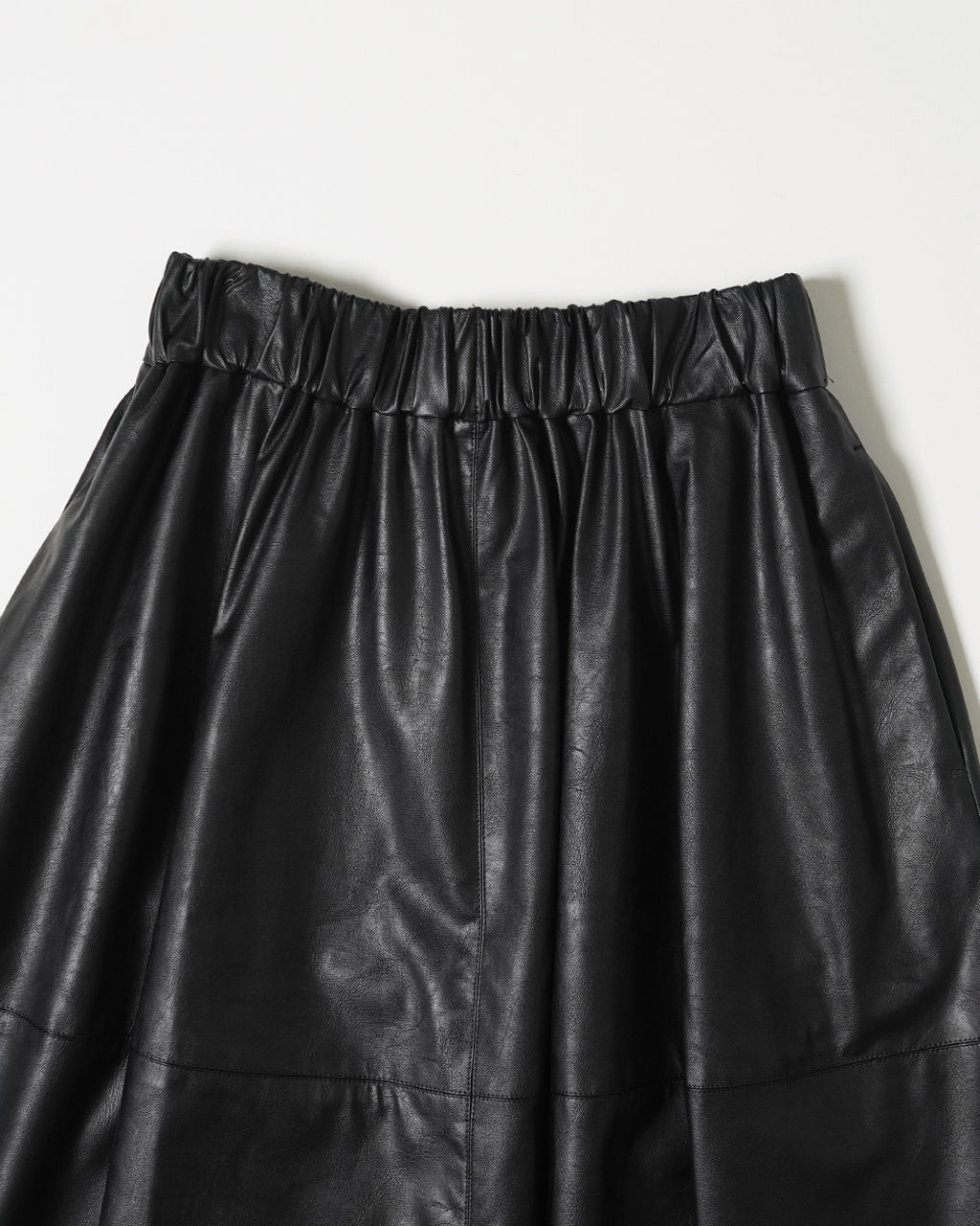 【SALE！40%OFF】SACRA サクラ シンセティック レザー スカート SYNTHETIC LEATHR SKIRT イージースカート ロング丈 フレア 124522122【送料無料】