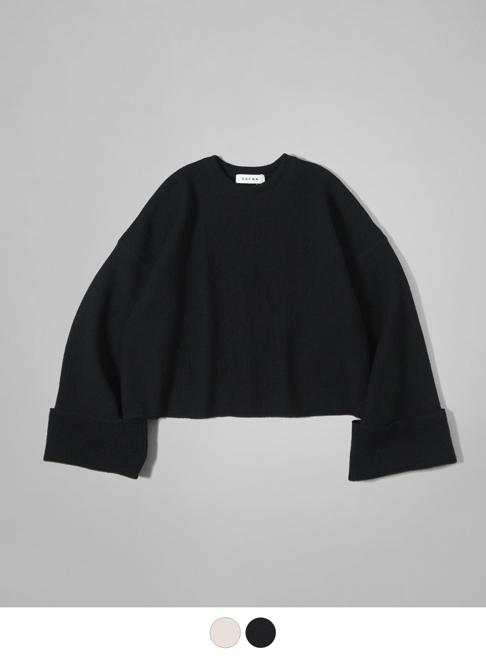 ポイント10倍！／SACRA サクラ ウーレンコットン プルオーバー トップ WOOLEN COTTON TOP トップス 1245500