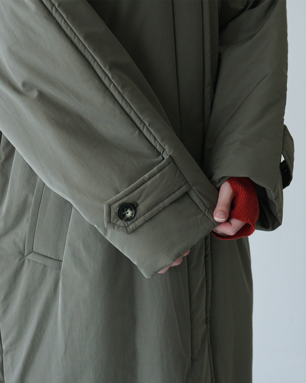 【SALE！20%OFF】SACRA サクラ パディング タフタ コート PADDING TAFFETA COAT ロング ステンカラーコート 124600011【送料無料】