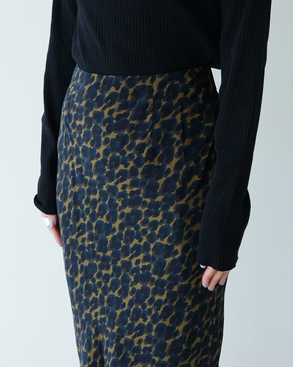 【SALE！40%OFF】SACRA サクラ スカート レオパード LEOPARD SKIRT 124613122【送料無料】