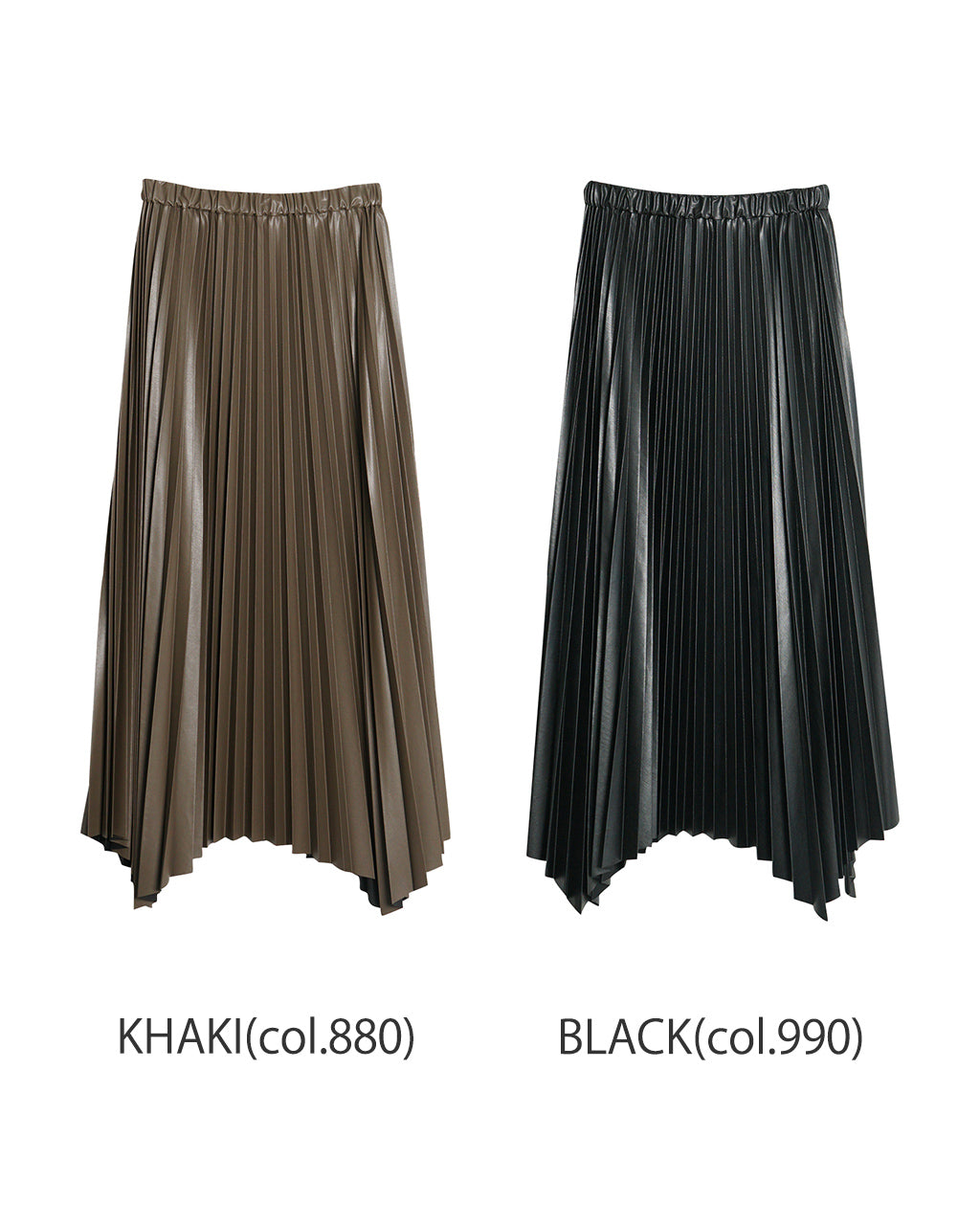 SACRA サクラ プリーツスカート シンセティック レザー SYNTHETIC LEATHAR PLEATS SKIRT 124628121【送料無料】