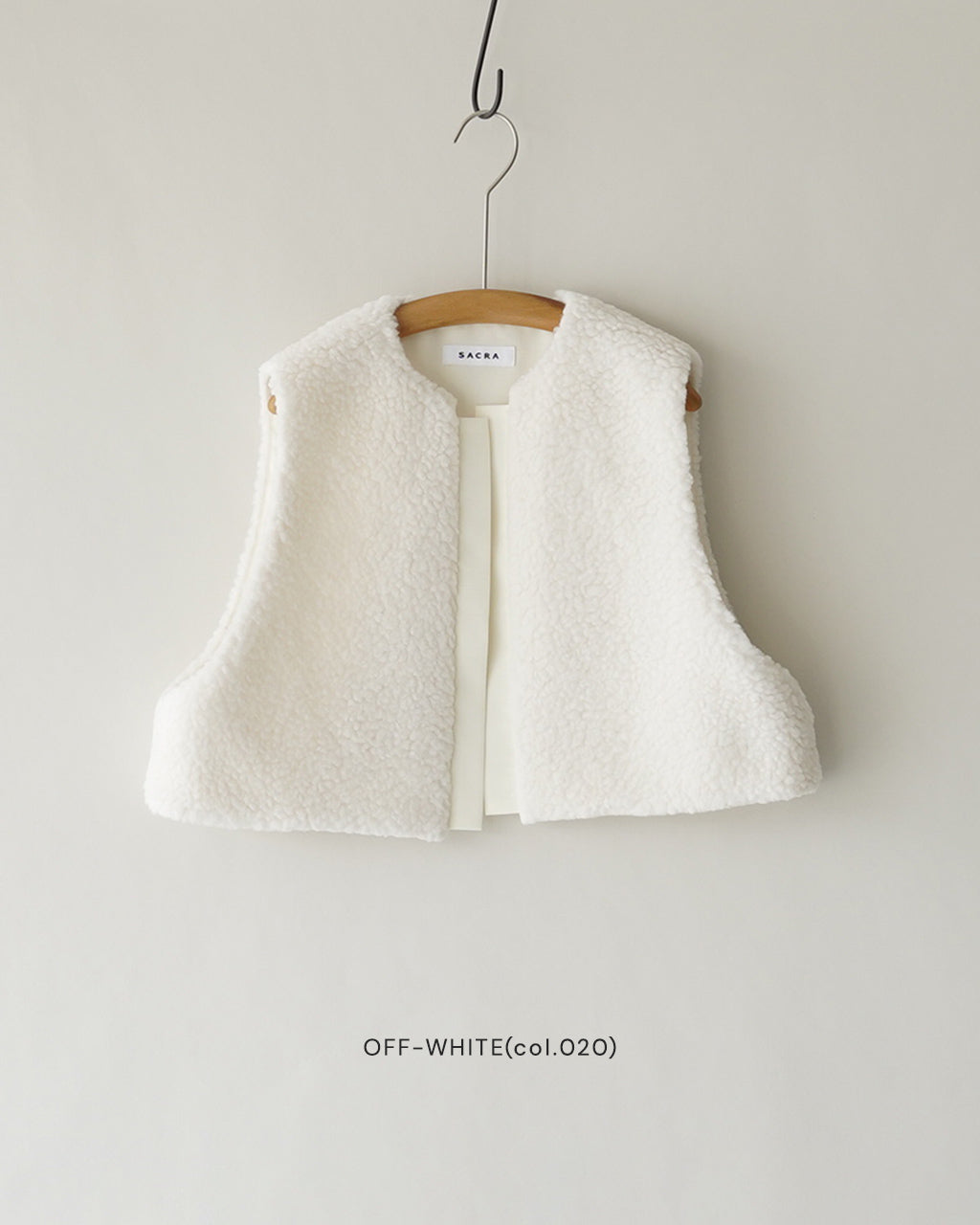 SACRA サクラ シープボア ショートベスト レディース SHEEP BOA SHORT