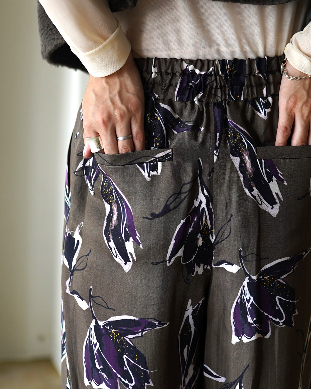 SACRA AUTUMN FLORA PANTS 125519112