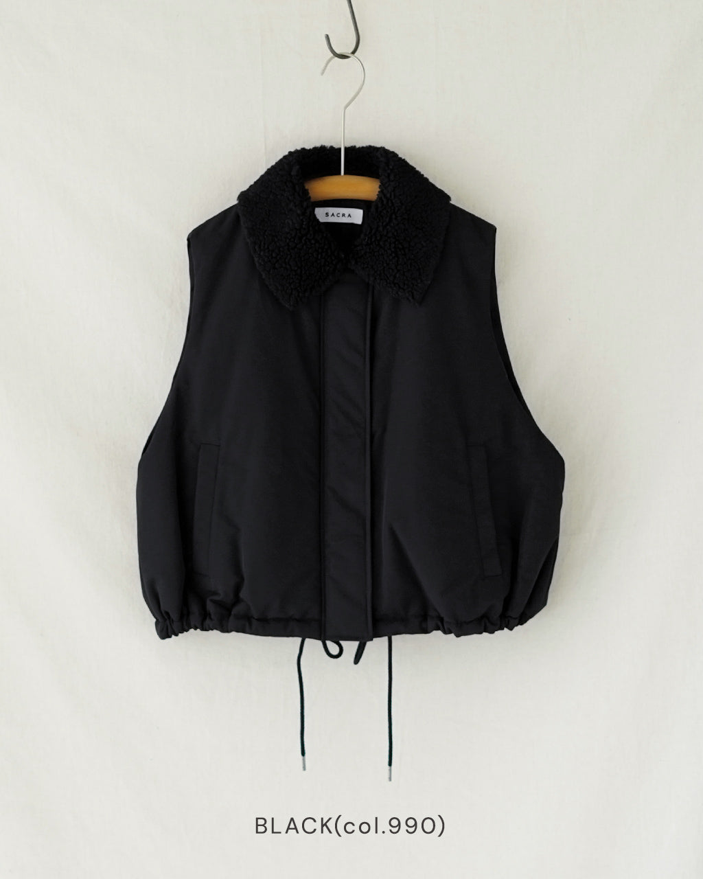 サクラ SACRA パディング ハイカウント タッサー ショートジレ ベスト