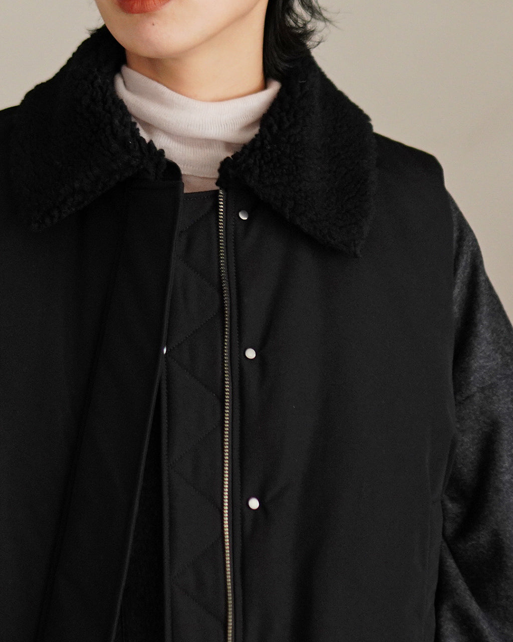 さくら様 ブルゾン S黒 SASSAFRAS(ササフラス) D/C Armor Jacket Heavy ディグスクルー