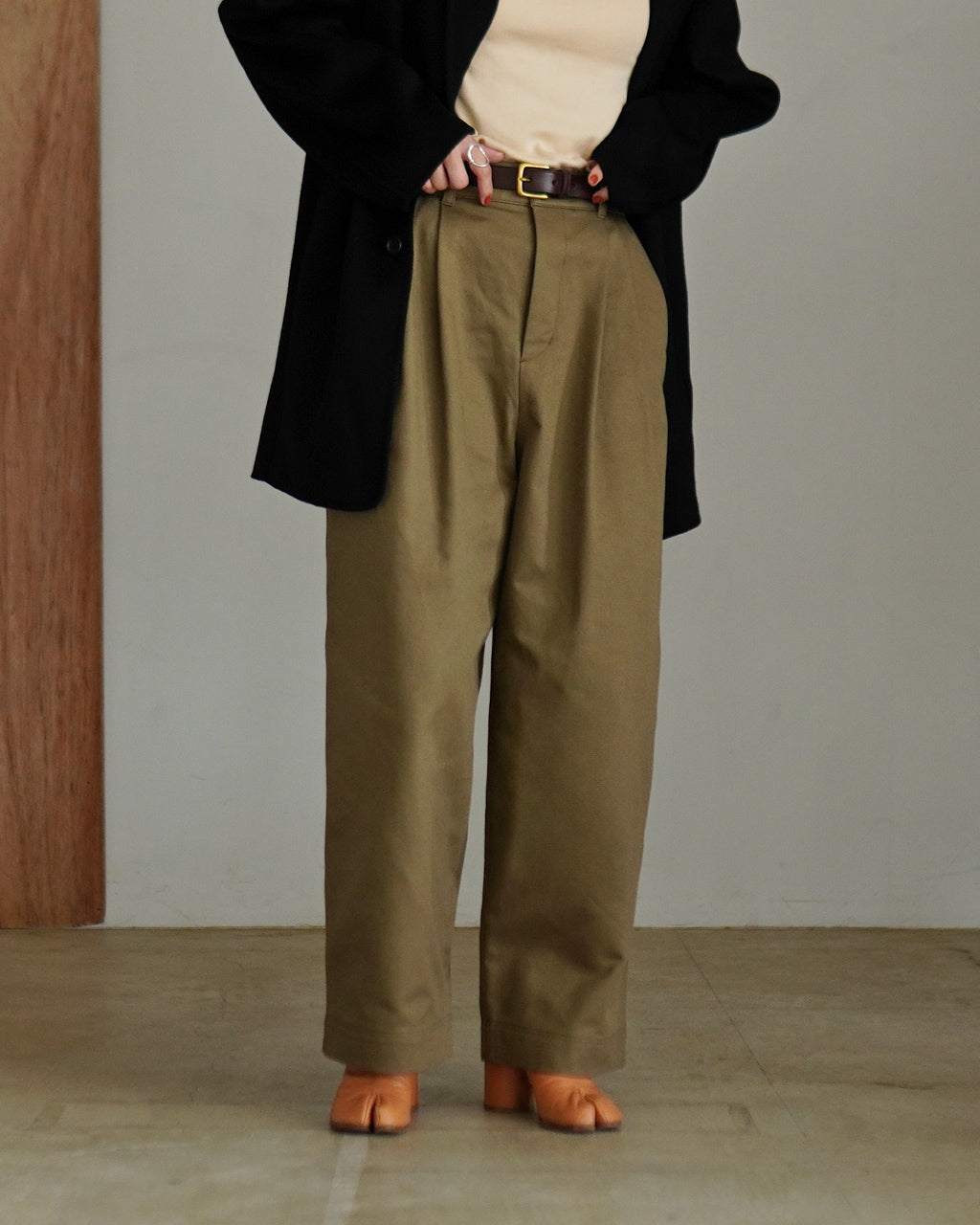 H.COUNT CHINO CLOTH PANTS 125614111