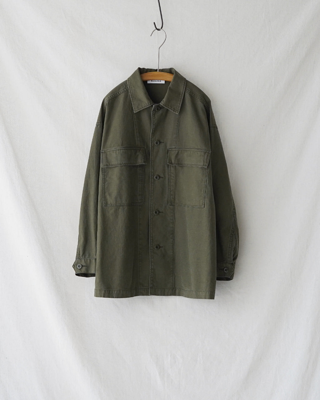 SACRA サクラ ビンテージ バックサテン シャツ レディース VINTAGE