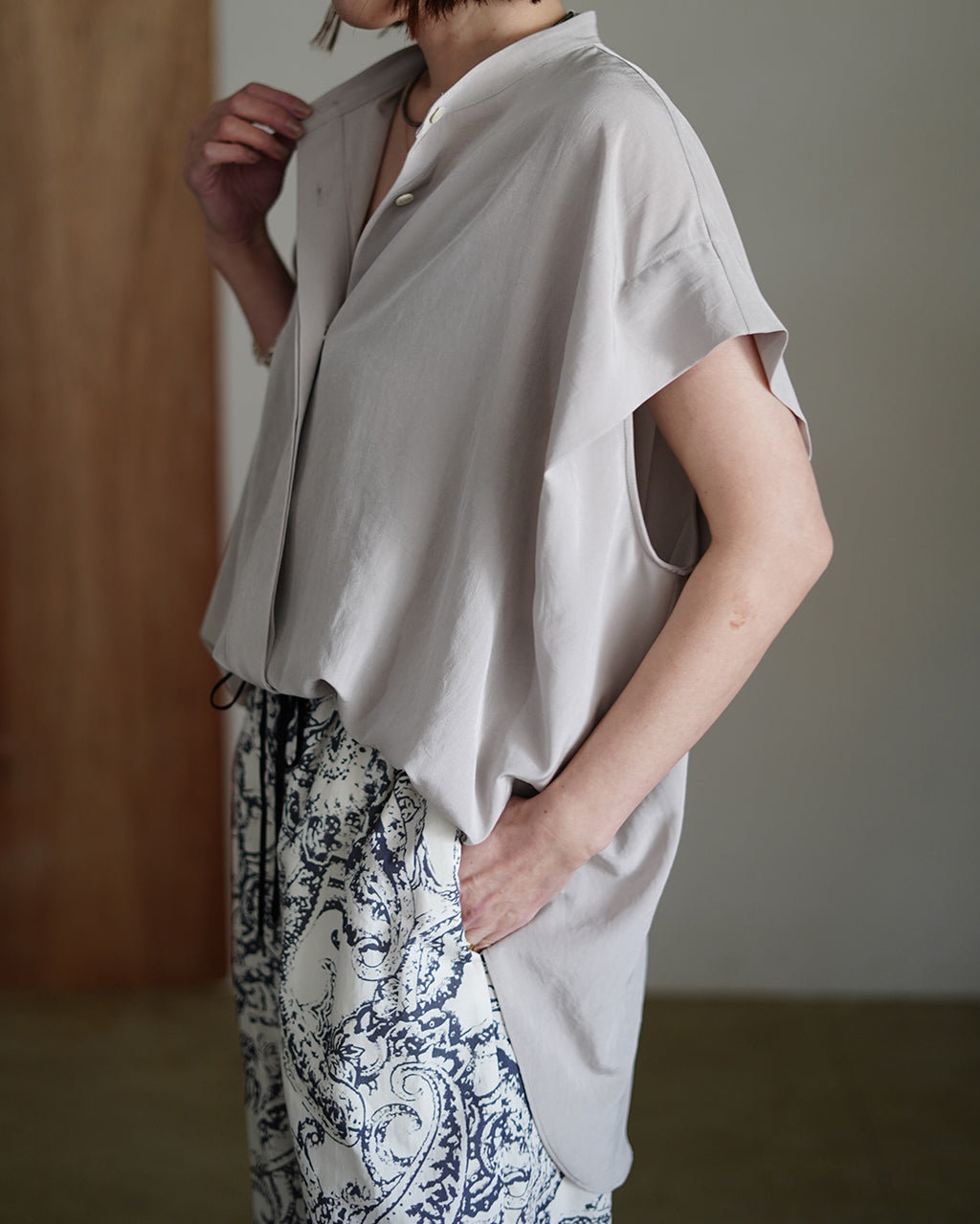 TRIACE MICRO CREPE TOP 126114071