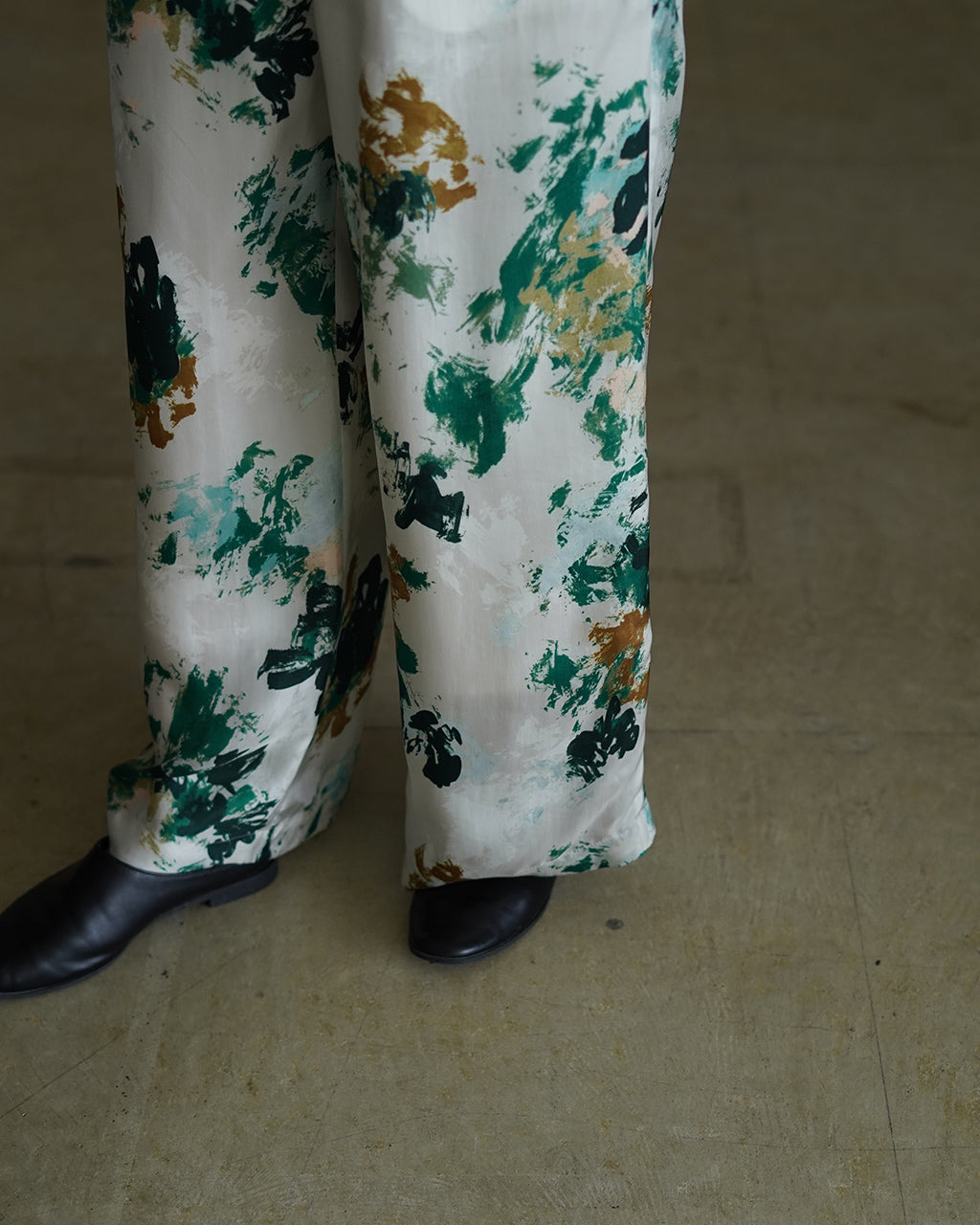 BLURRED FLORA PANTS 126115112
