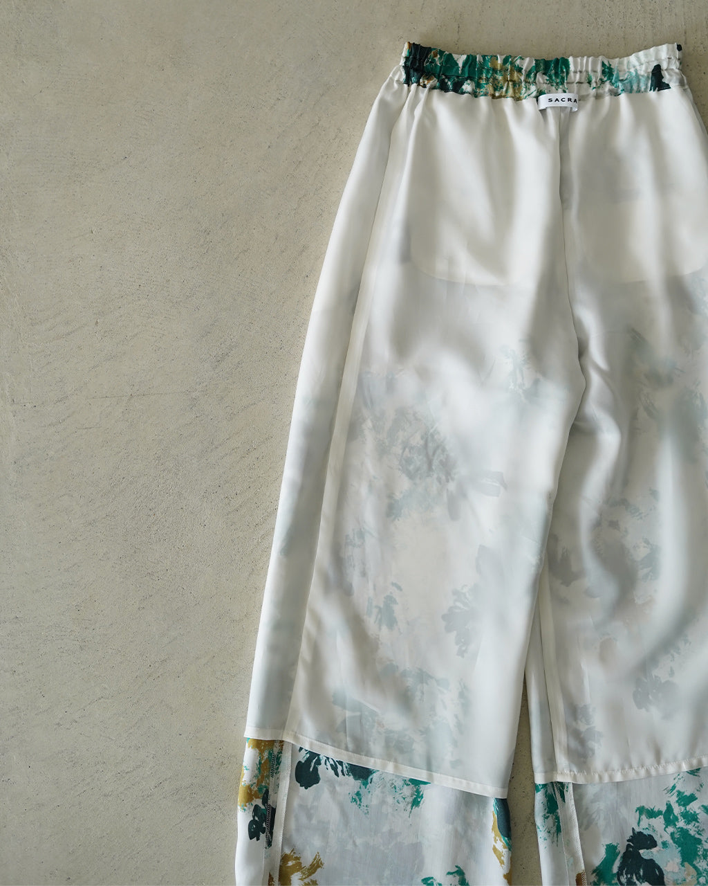 BLURRED FLORA PANTS 126115112