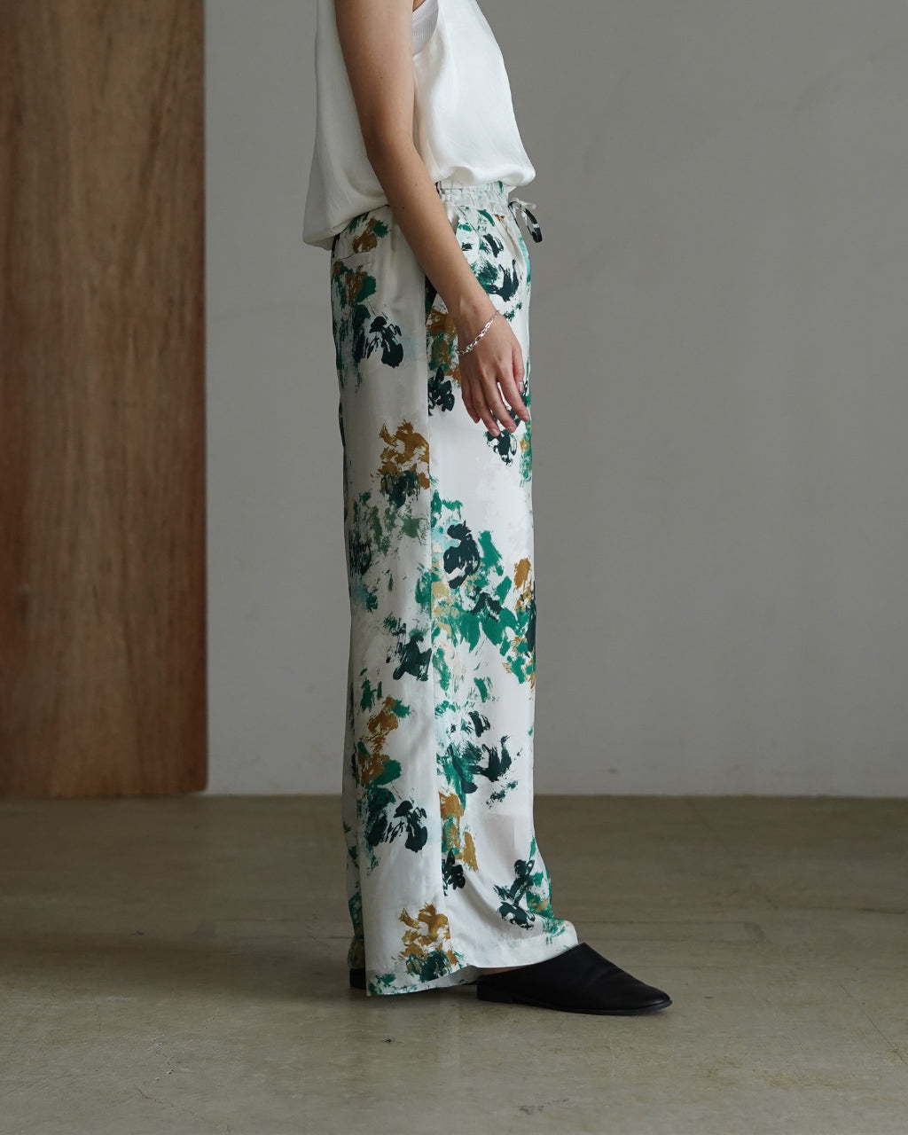BLURRED FLORA PANTS 126115112