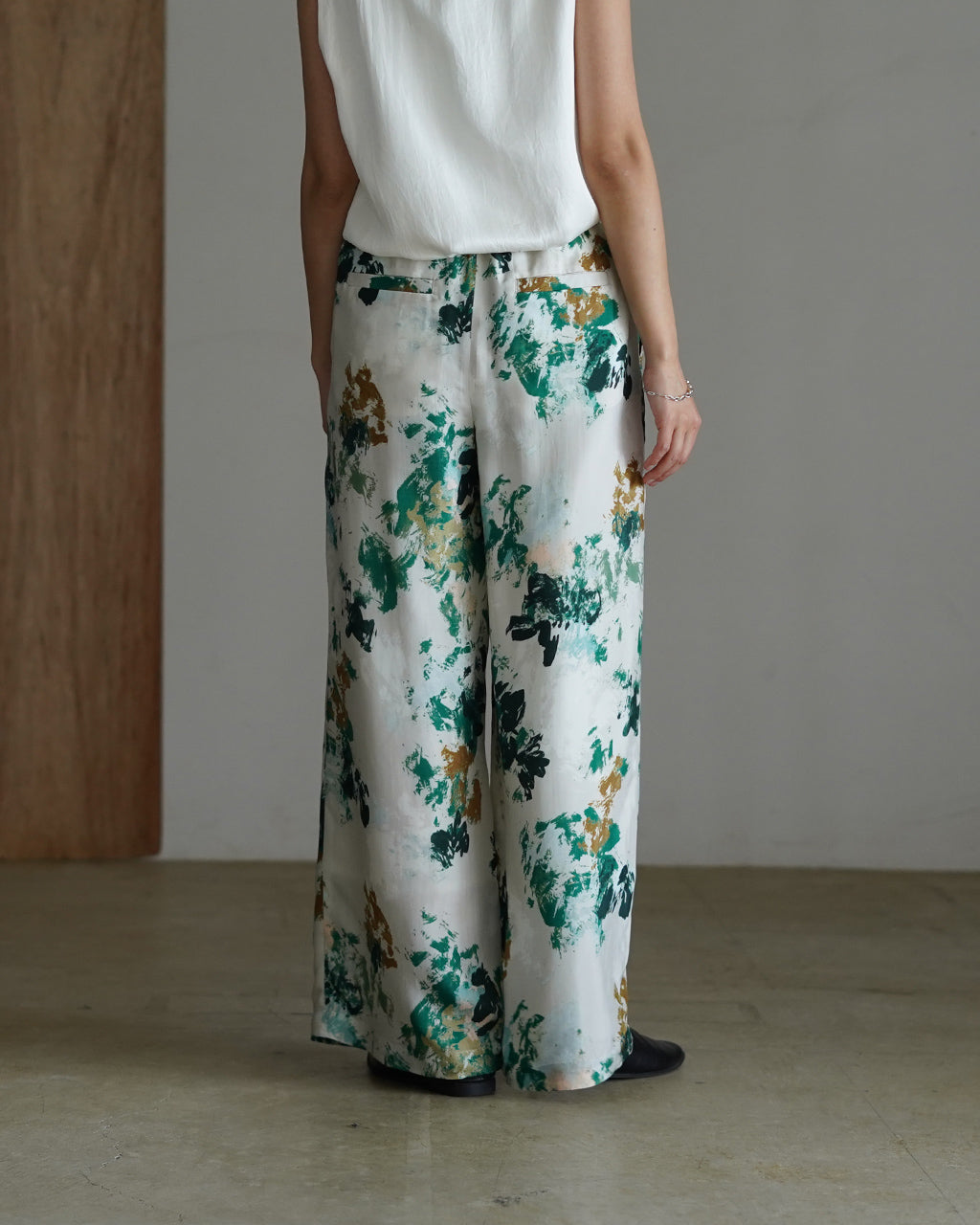 BLURRED FLORA PANTS 126115112