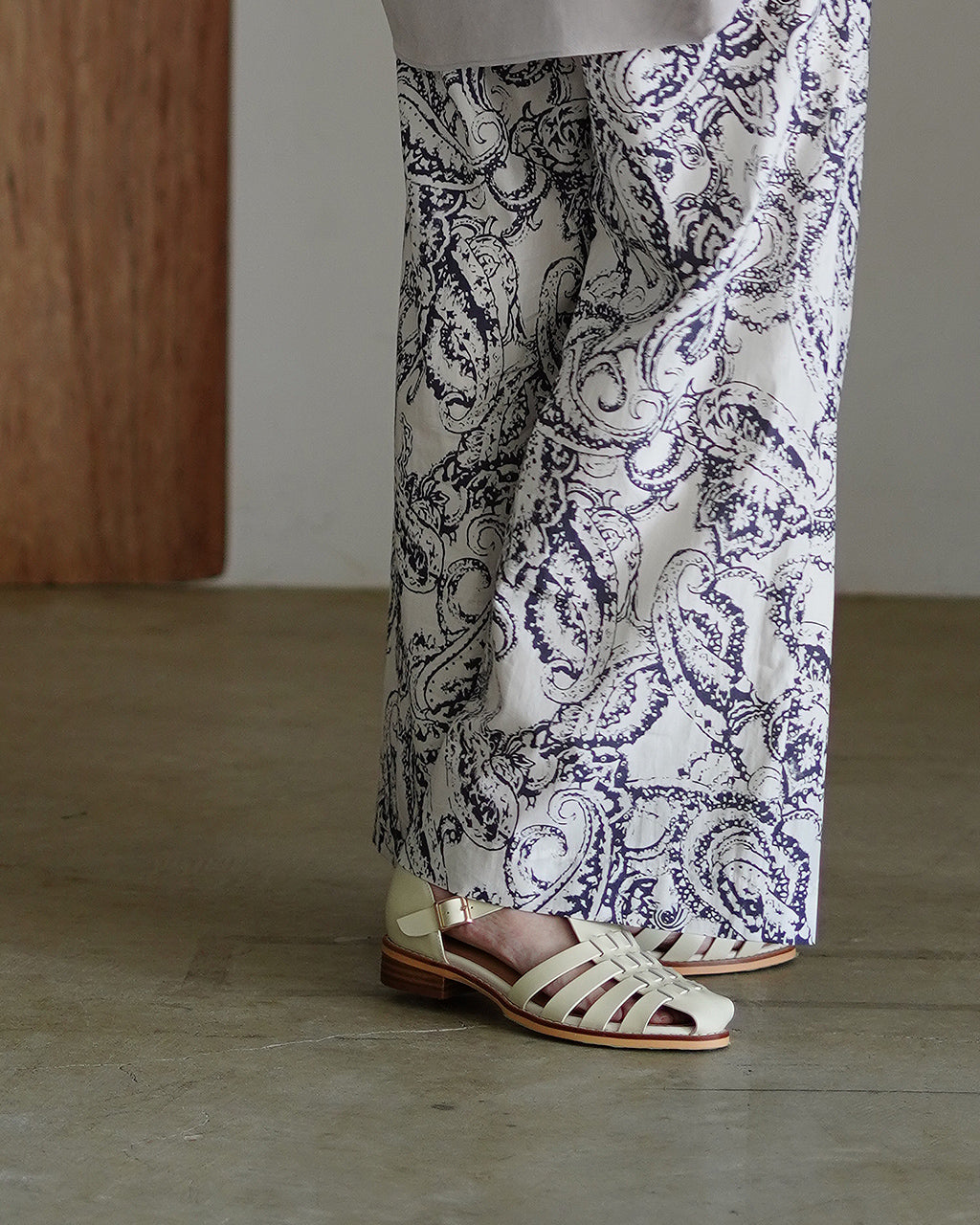 BLURRED PAISLEY PANTS 126119111