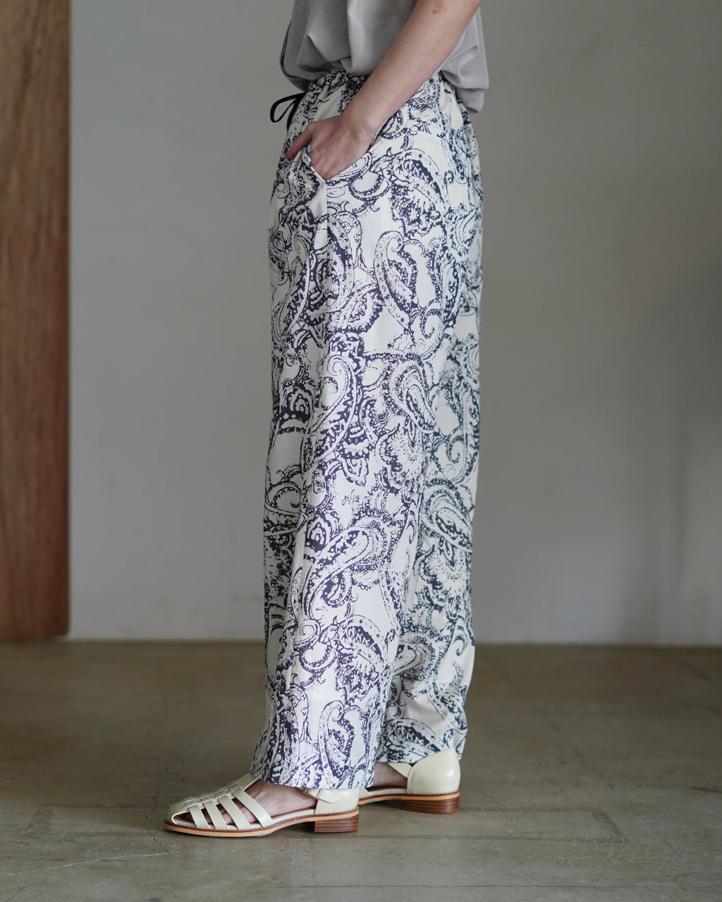 BLURRED PAISLEY PANTS 126119111