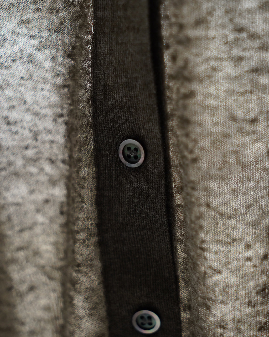 LI/PL MELANGE POLO CARDIGAN 126131081