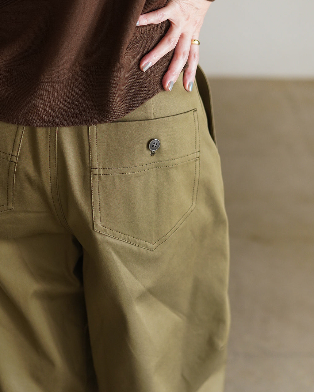 VINTAGE COTTON GABARDINE PANTS 126518111