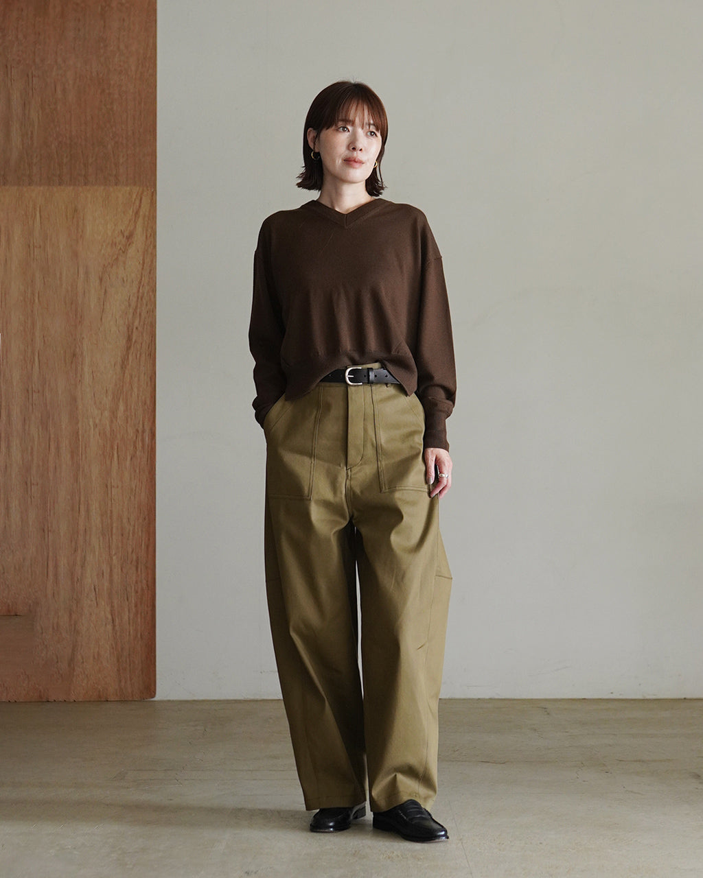 VINTAGE COTTON GABARDINE PANTS 126518111