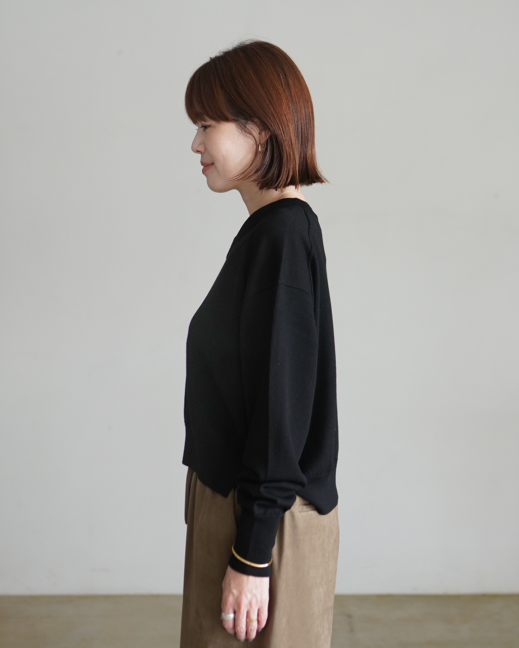 EXTRA-FINE MERINO V/N TOP 126536081