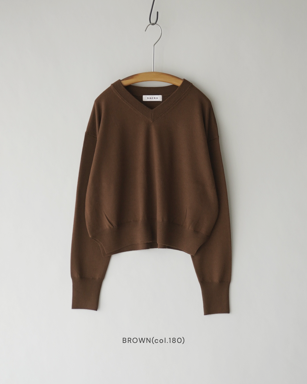 EXTRA-FINE MERINO V/N TOP 126536081