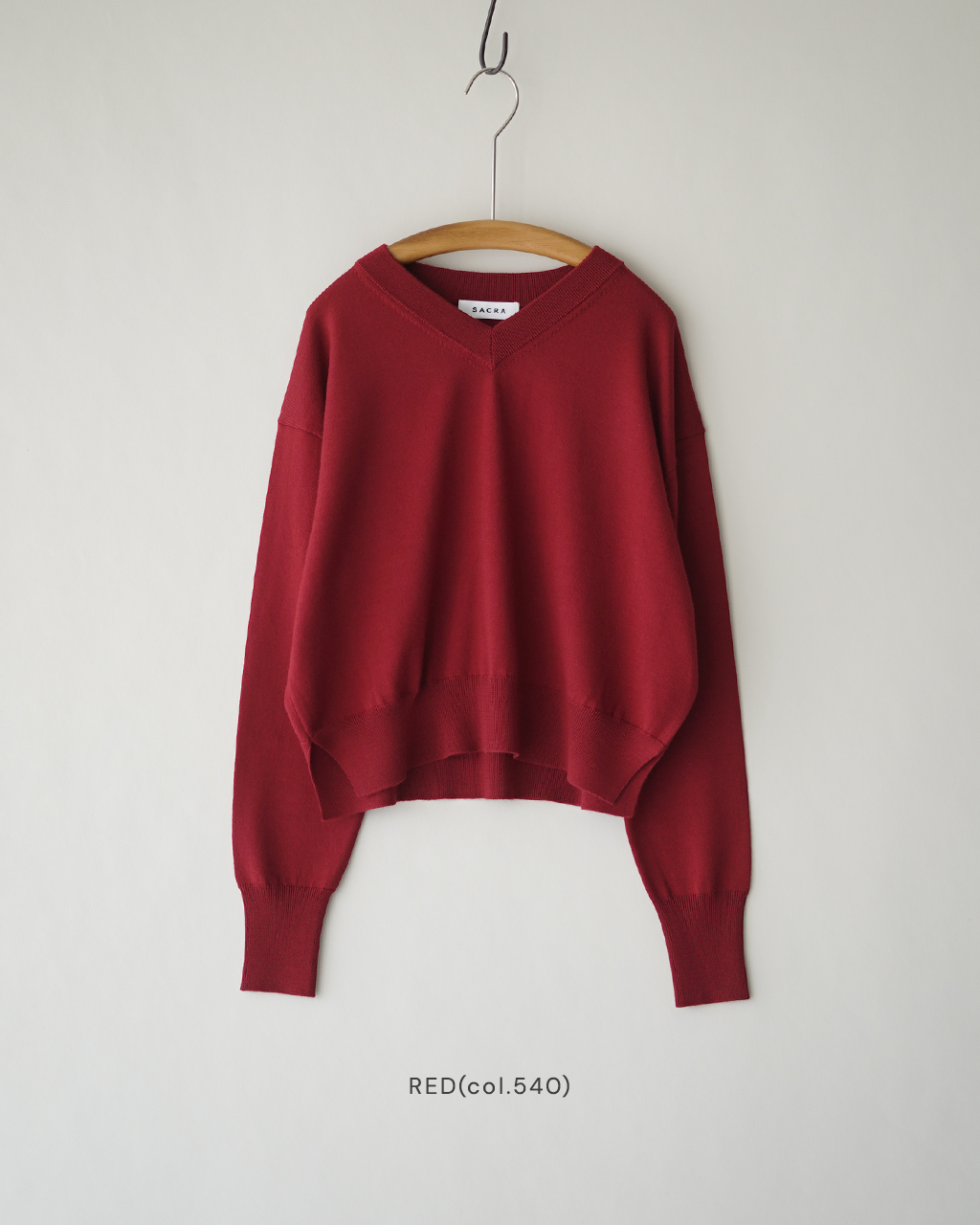 EXTRA-FINE MERINO V/N TOP 126536081