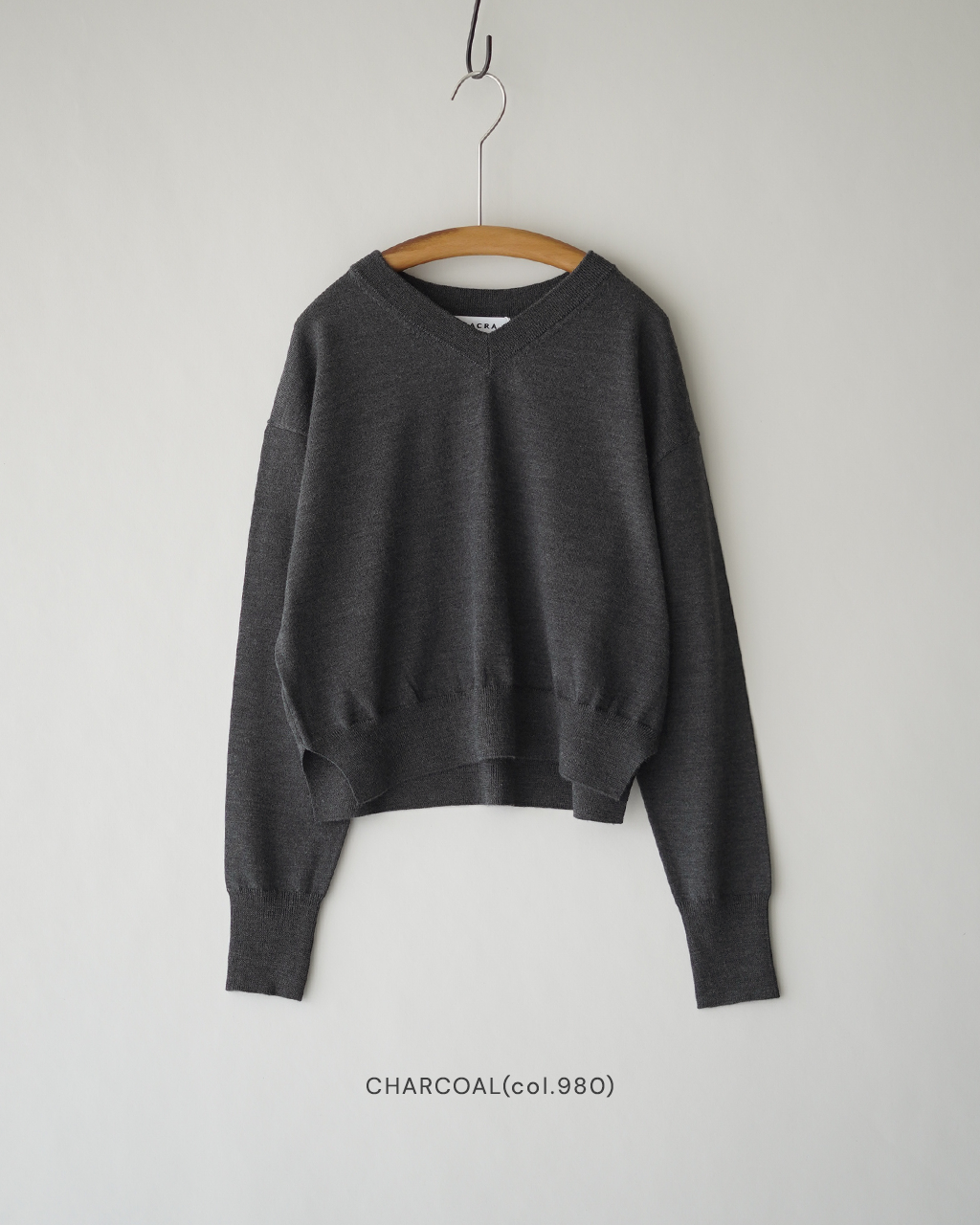 EXTRA-FINE MERINO V/N TOP 126536081