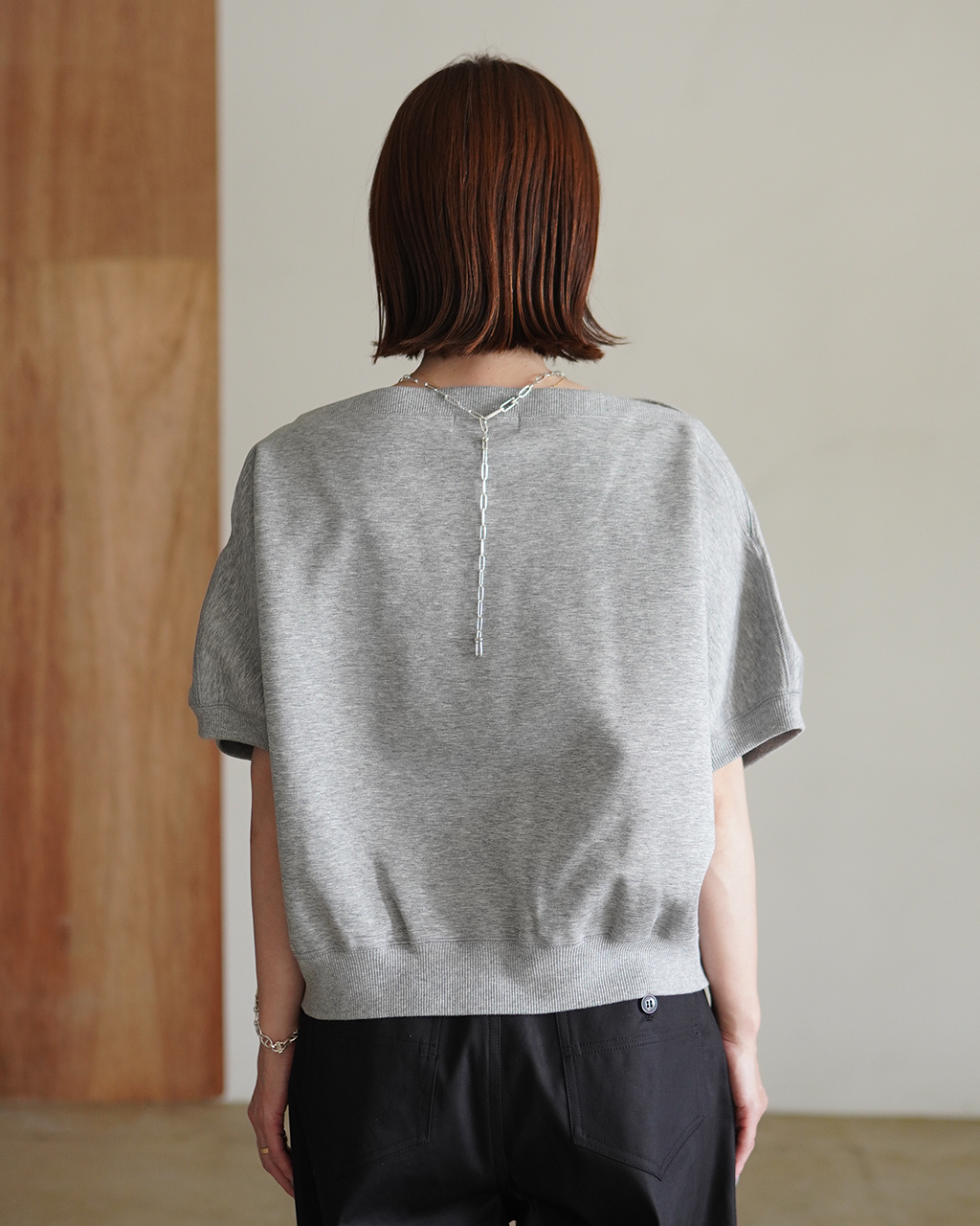 DOUBLE KNITTED CLOTH TOP 126543091