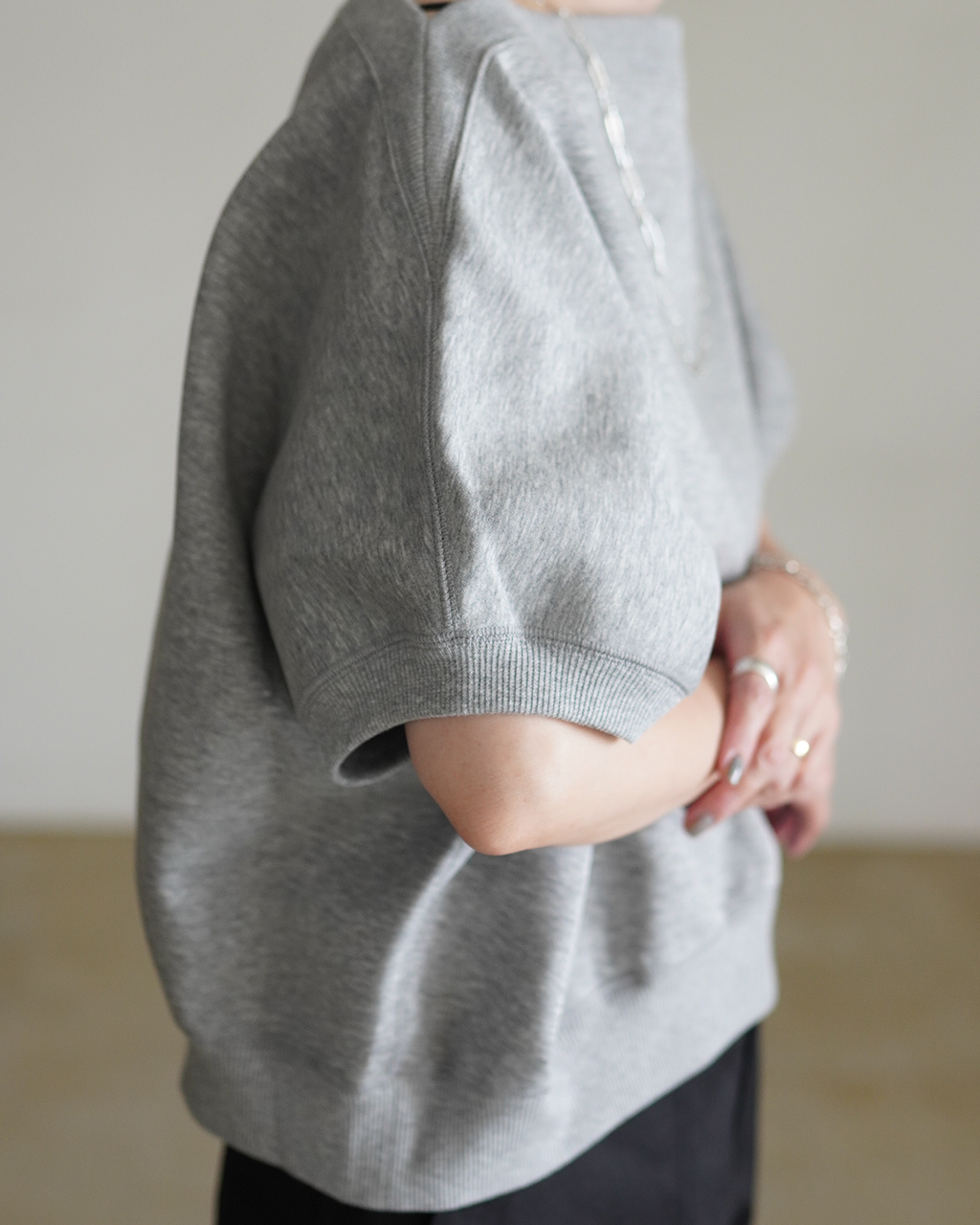 DOUBLE KNITTED CLOTH TOP 126543091