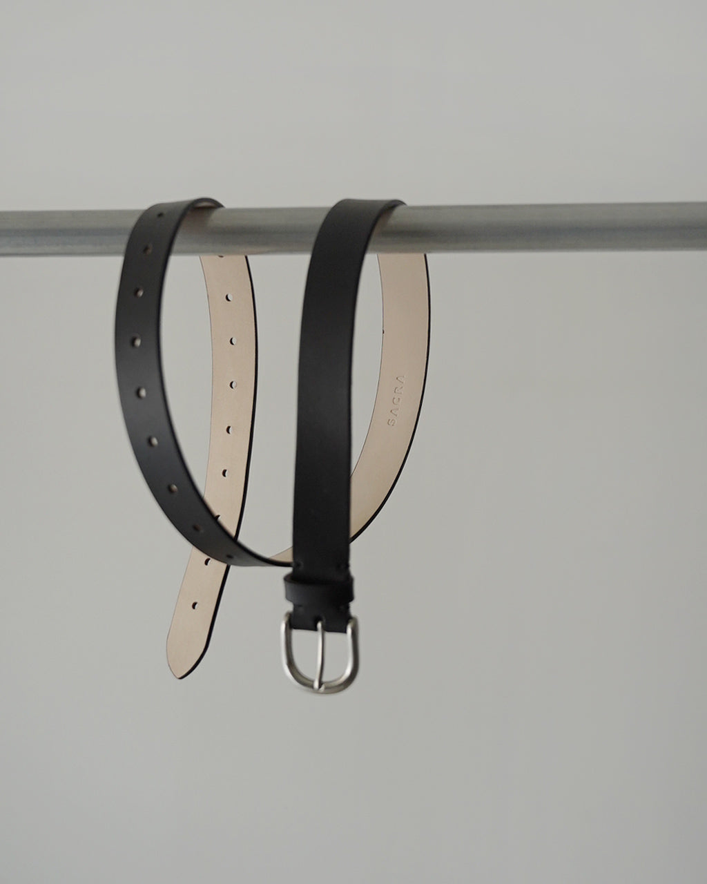 SACRA サクラ ラウンドバックルベルト レディース ROUND BUCKLE BELT