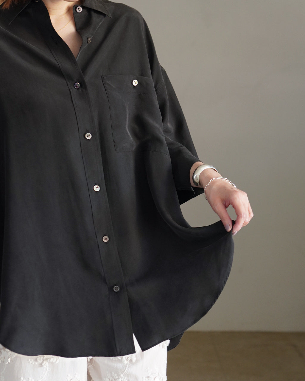 PREMIUM SILK SANDWASH SHIRT 126207071