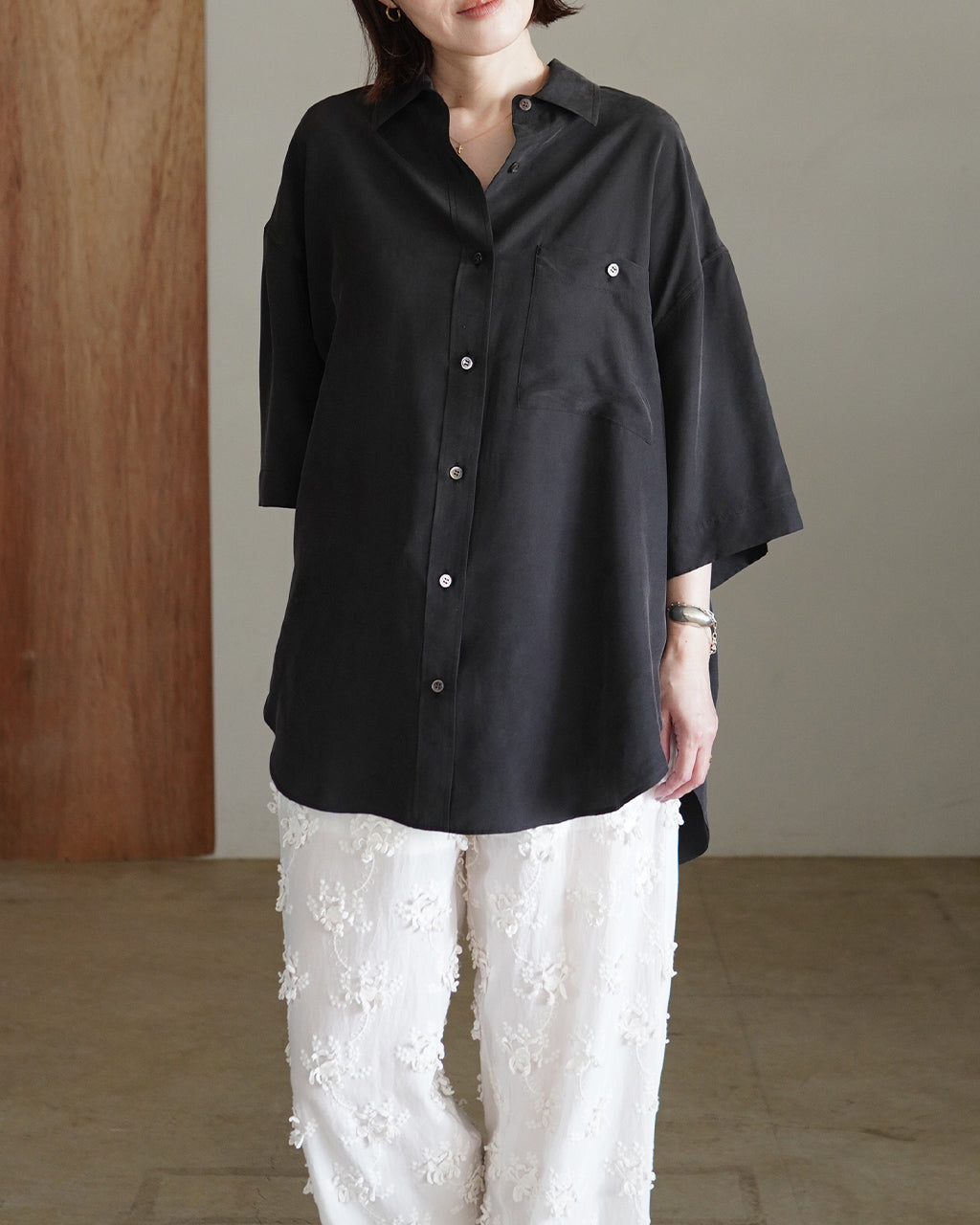 PREMIUM SILK SANDWASH SHIRT 126207071