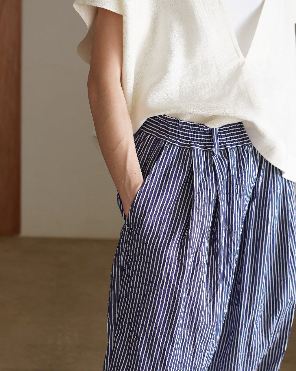 SACRA サクラ RUSTIC LINEN TOP ラスティック リネン トップ | Crouka(クローカ)