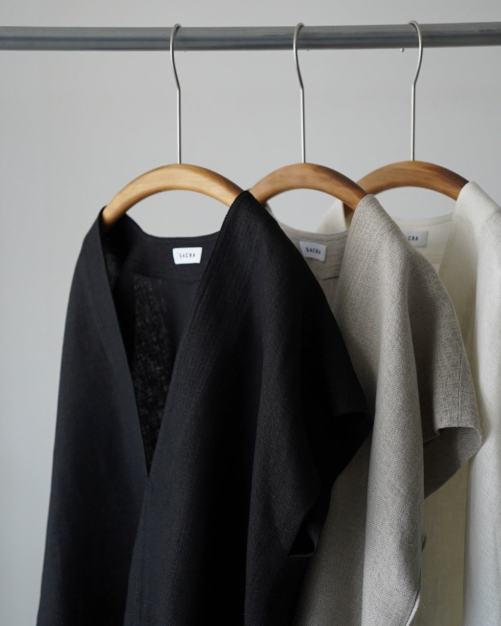 SACRA サクラ ラスティック リネン トップ レディース RUSTIC LINEN