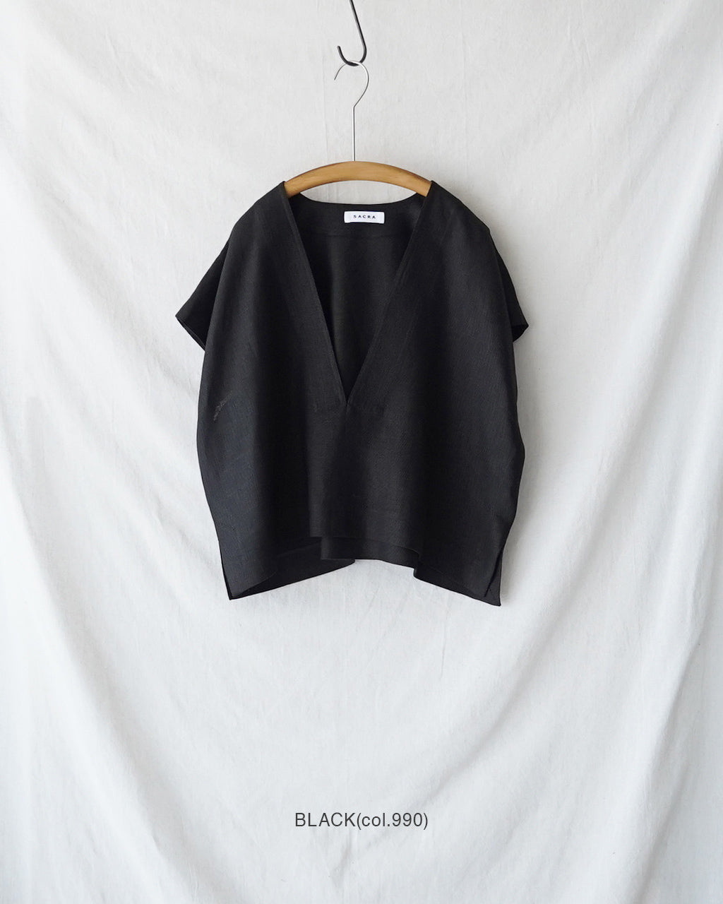 SACRA サクラ RUSTIC LINEN TOP ラスティック リネン トップ | Crouka(クローカ)