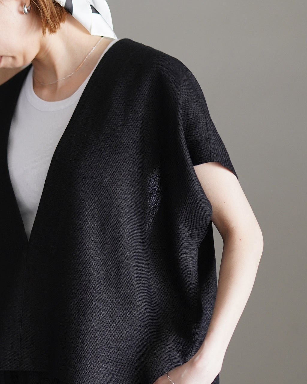 SACRA サクラ ラスティック リネン トップ レディース RUSTIC LINEN