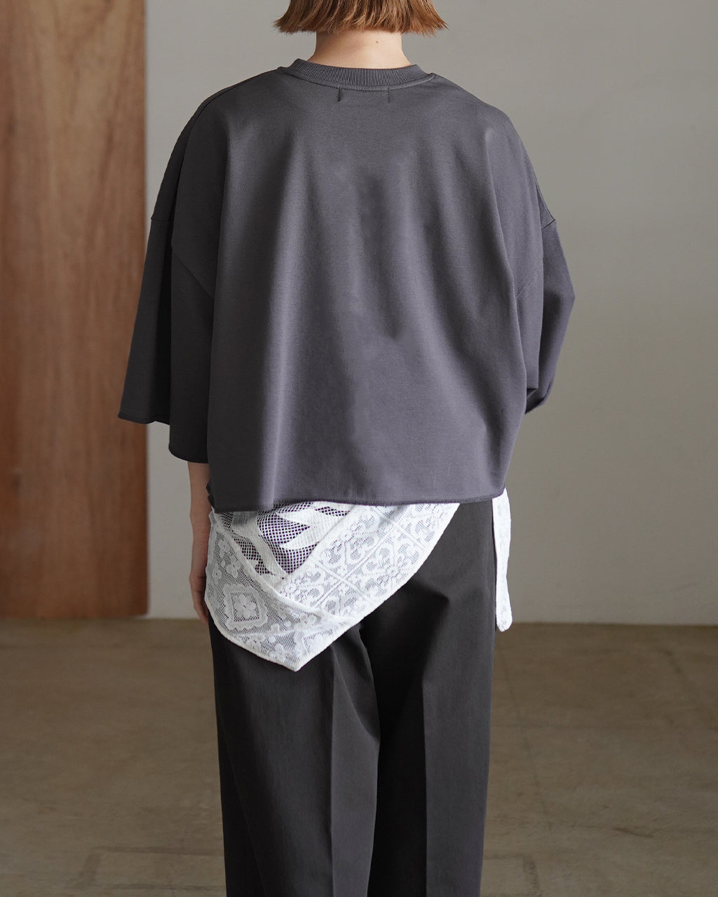 SACRA サクラ S.フリース クロップド ロゴ トップ レディース FLEECE