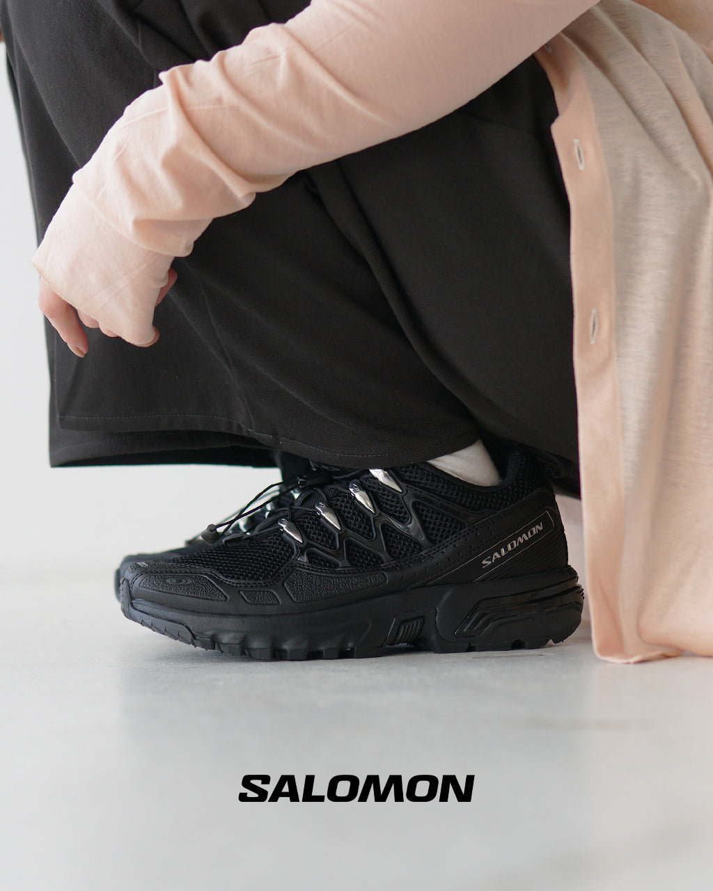 SALOMON 살로몬 ACS + OG 스포츠 스타일 슈즈 스니커 477666【쿠폰 대상외】【무료우송】 