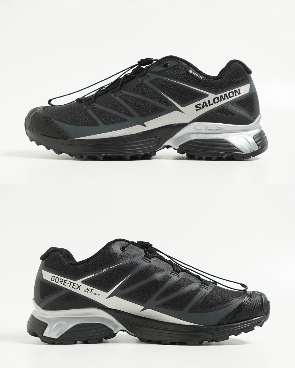 SALOMON サロモン XT-PATHWAY GTX スニーカー ゴアテックス スポーツスタイルシューズ 靴 ブラック×シルバー L47577500【クーポン対象外】【送料無料】