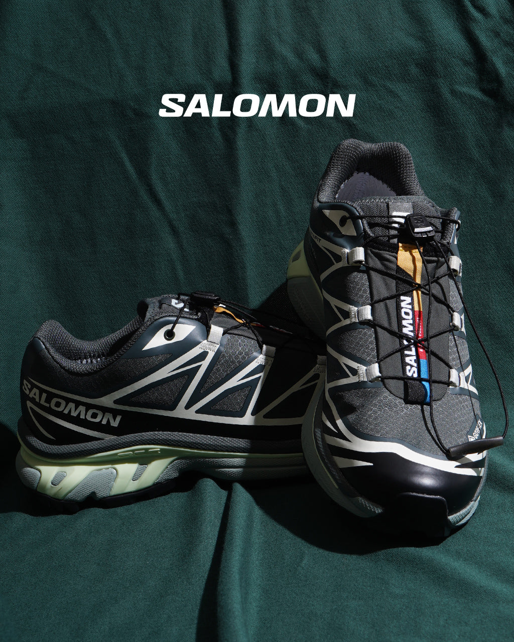 【SALE！20%OFF】SALOMON サロモン XT-6 GORE-TEX ゴアテックス スニーカー スポーツスタイル L47581300 Urban Chic/Black/Lime Cream 23.5 - 29cm 【送料無料】