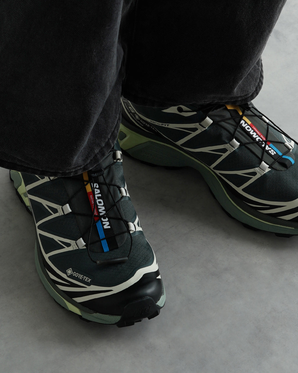 【SALE！20%OFF】SALOMON サロモン XT-6 GORE-TEX ゴアテックス スニーカー スポーツスタイル L47581300 Urban Chic/Black/Lime Cream 23.5 - 29cm 【送料無料】