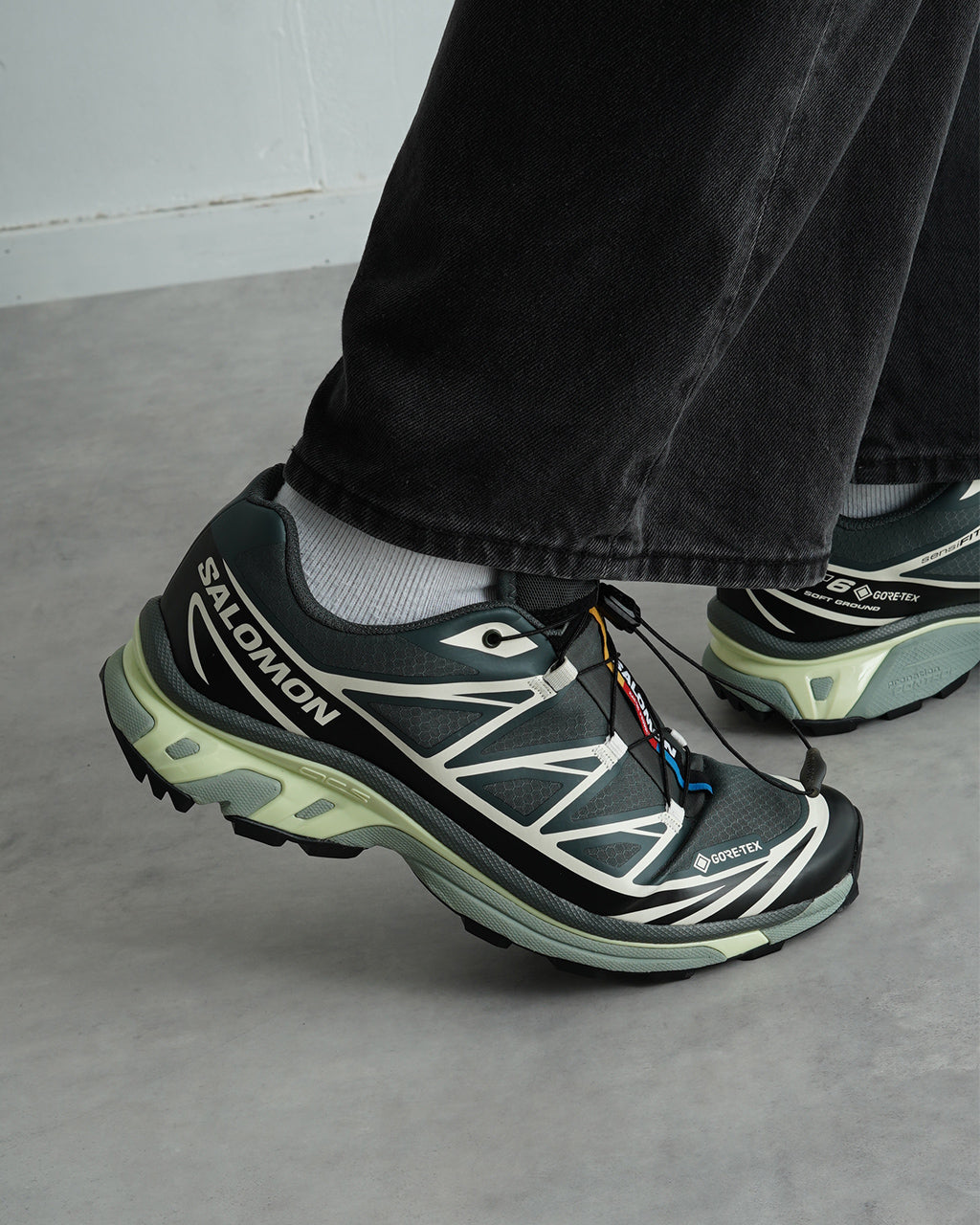 SALOMON サロモン XT-6 GORE-TEX ゴアテックス スニーカー スポーツスタイル L47581300 Urban Chic/Black/Lime Cream 23.5 - 29cm 【送料無料】