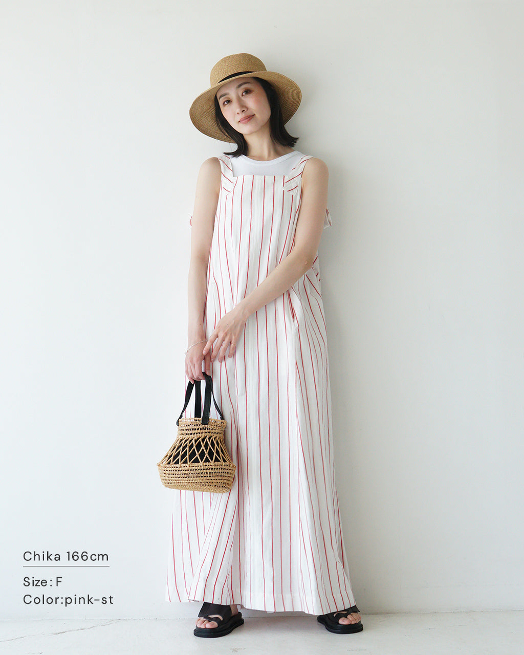 sana サナ ドレス(ヘリンボーンストライプ) dress (herringbone stripe) ワンピース ジャカード satp-0906【送料無料】