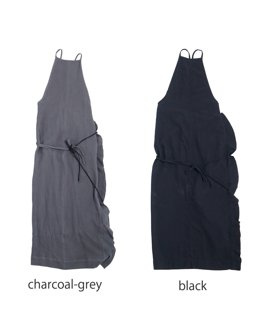 sana サナ エプロンドレス ワッフル コットンツイル apron dress waffle cotton twill satp-0911 satp-0913 ワッフル織り フリル【送料無料】