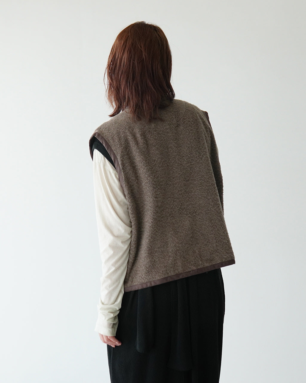 【アウトレット！30%OFF】sana サナ ジレ (ブラッシュド パイル) GILET (BRASHED PILE) ベスト satp-0804【送料無料】