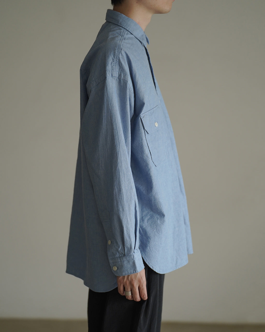 Cotton Chambray Work Shirt SSA0202