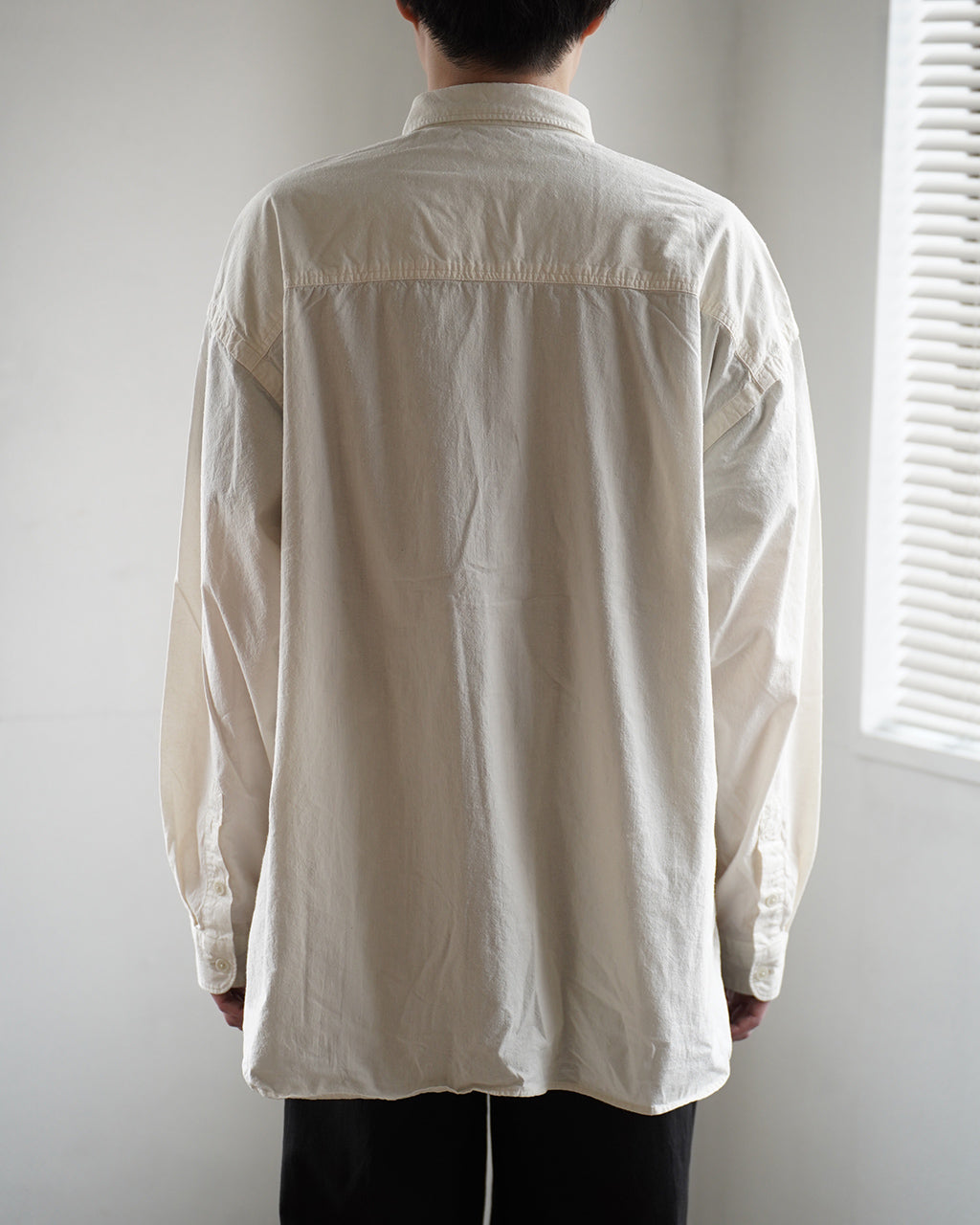 SANMONT Cotton Silk Nep Work Shirt サンモント コットンシルク