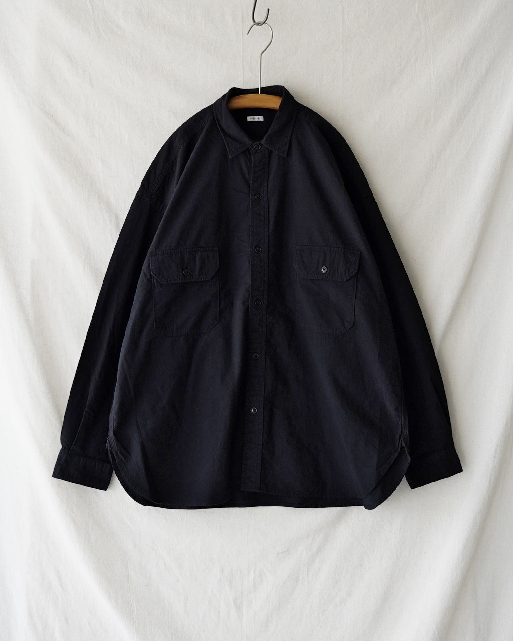SANMONT Cotton Silk Nep Work Shirt サンモント コットンシルク