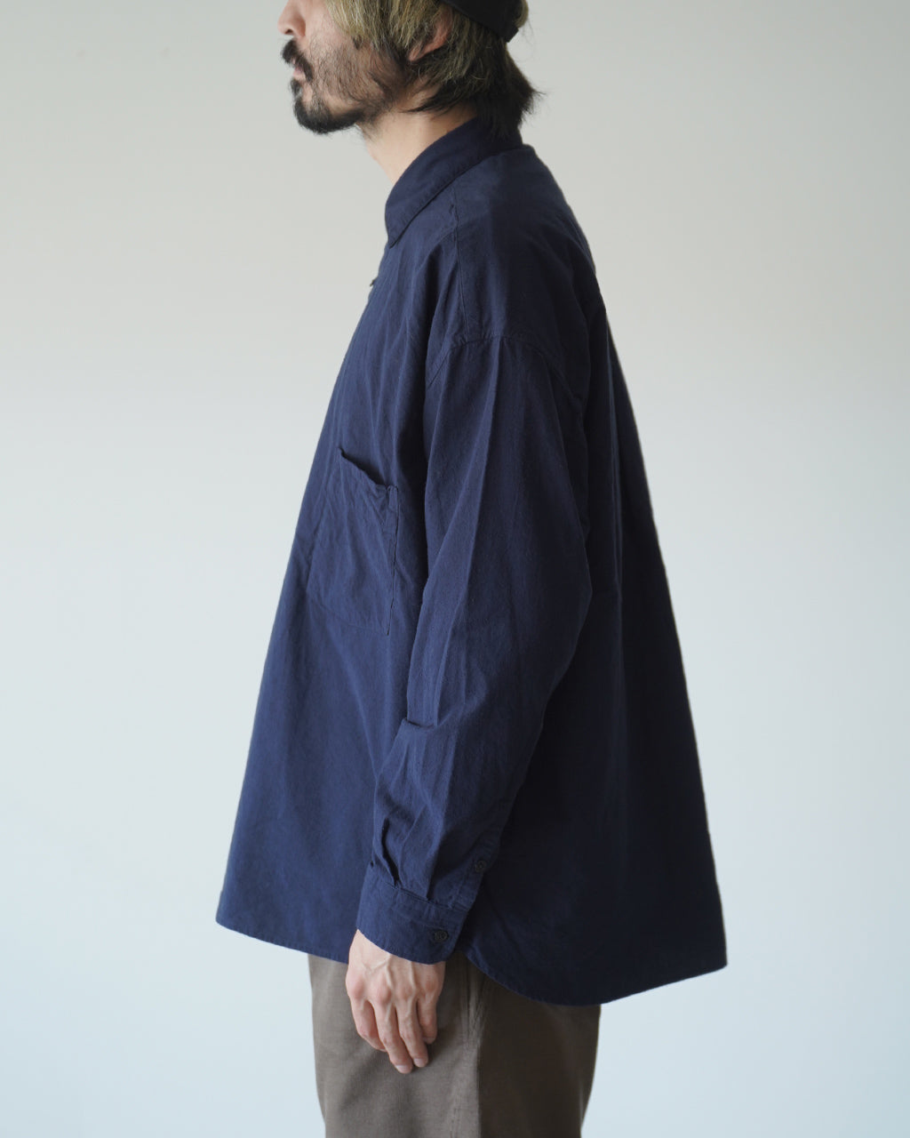 Cotton Silk Regular Collar Shirt SSA0201