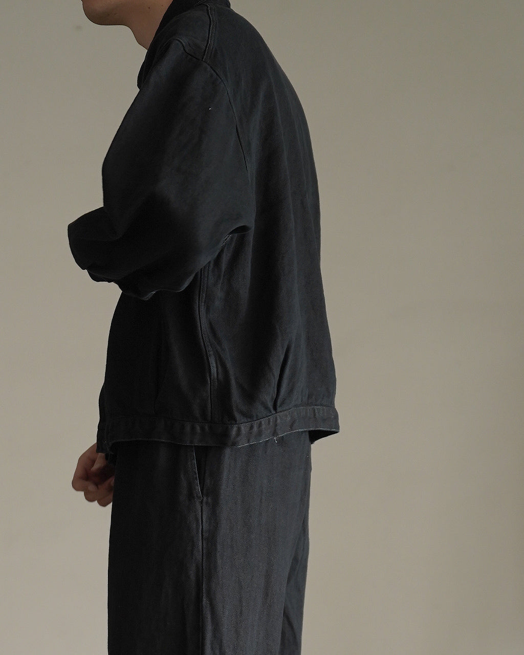 SANMONT Garment Dyed Linen Work Jacket サンモント リネンワーク